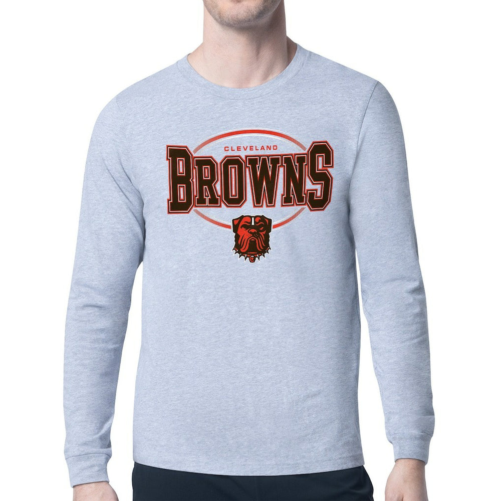 Starter Team Track Graphic Long Sleeve T-Shirt - Cleveland Browns