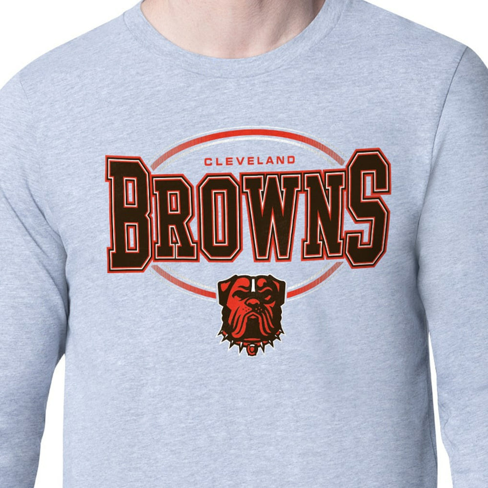 Starter Team Track Graphic Long Sleeve T-Shirt - Cleveland Browns
