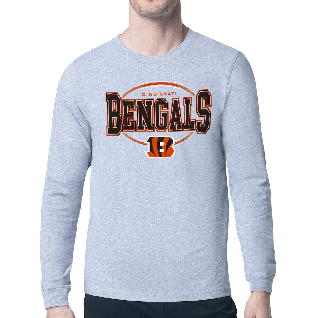 Starter Team Track Graphic Long Sleeve T-Shirt - Cincinnati Bengals