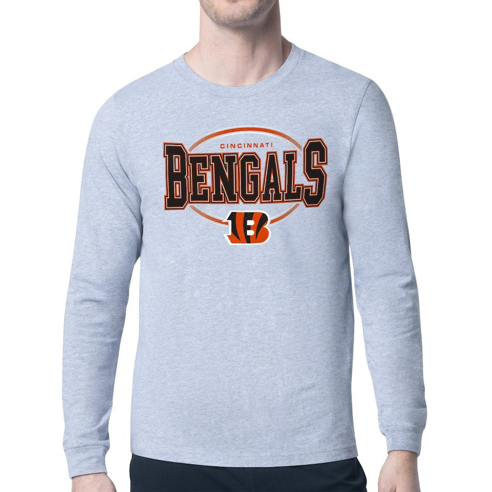 Starter Team Track Graphic Long Sleeve T-Shirt - Cincinnati Bengals