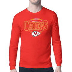 Starter Team Track Graphic Long Sleeve T-Shirt - Kansas City Chiefs