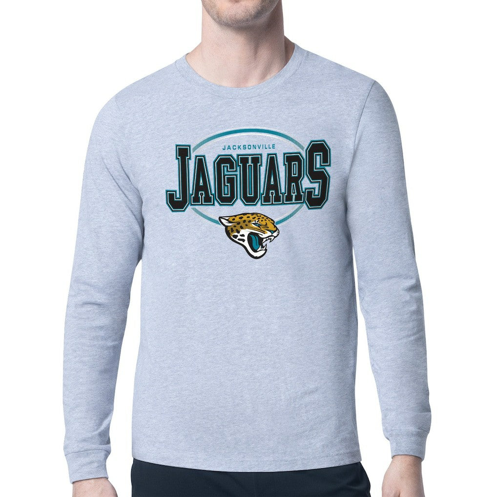 Starter Team Track Graphic Long Sleeve T-Shirt - Jacksonville Jaguars
