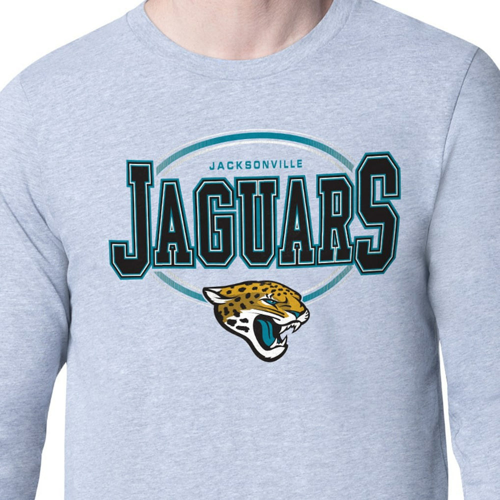 Starter Team Track Graphic Long Sleeve T-Shirt - Jacksonville Jaguars