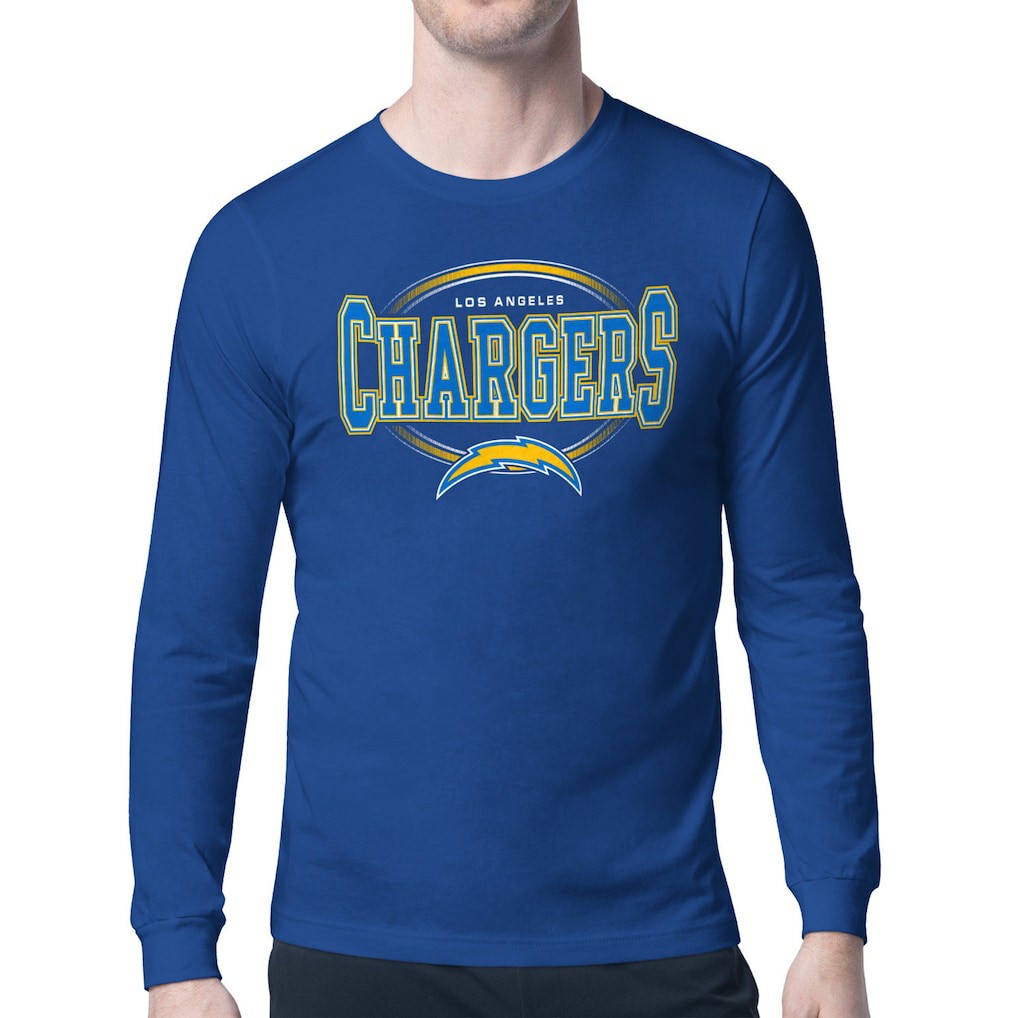 Starter Team Track Graphic Long Sleeve T-Shirt - Los Angeles Chargers