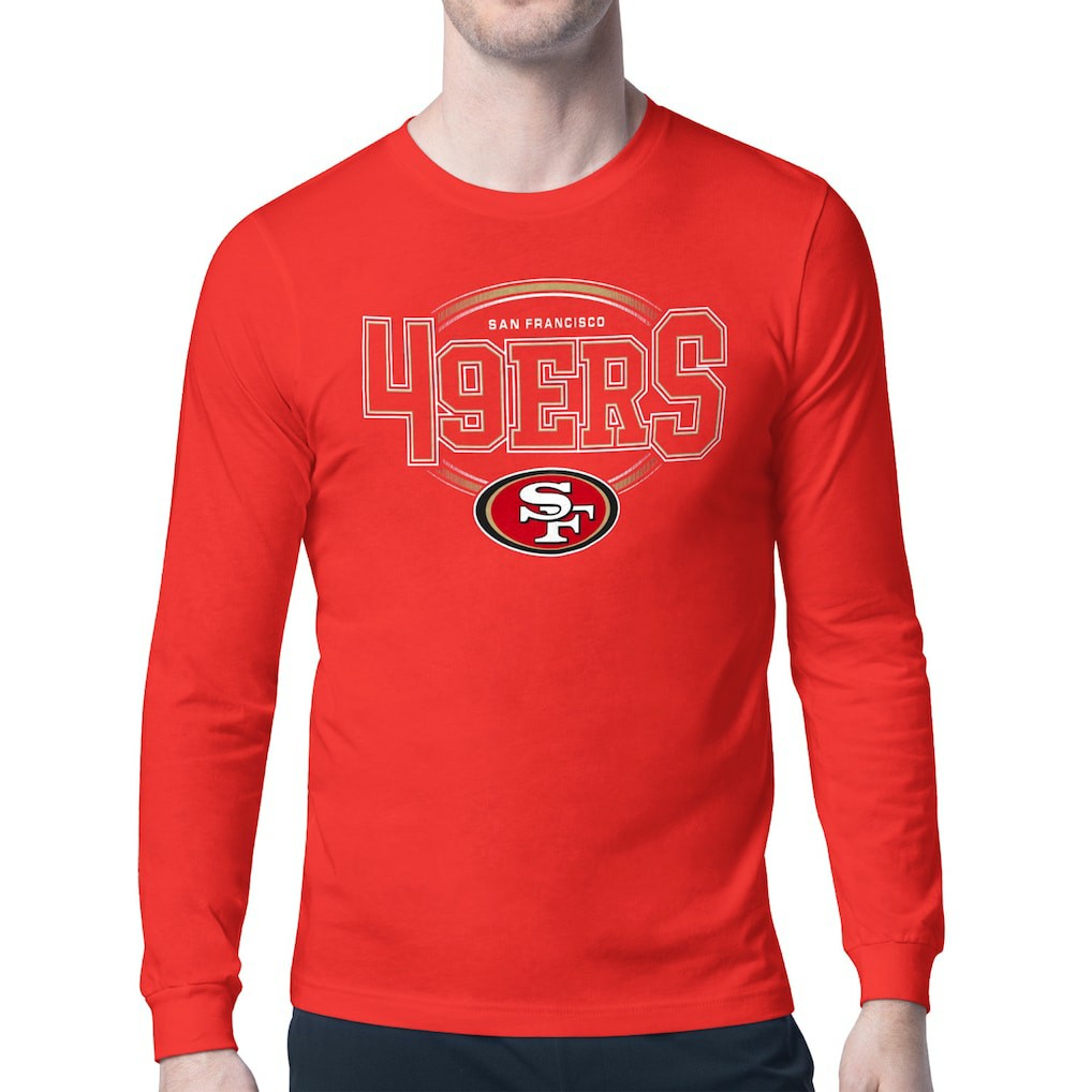 Starter Team Track Graphic Long Sleeve T-Shirt - San Francisco 49ers