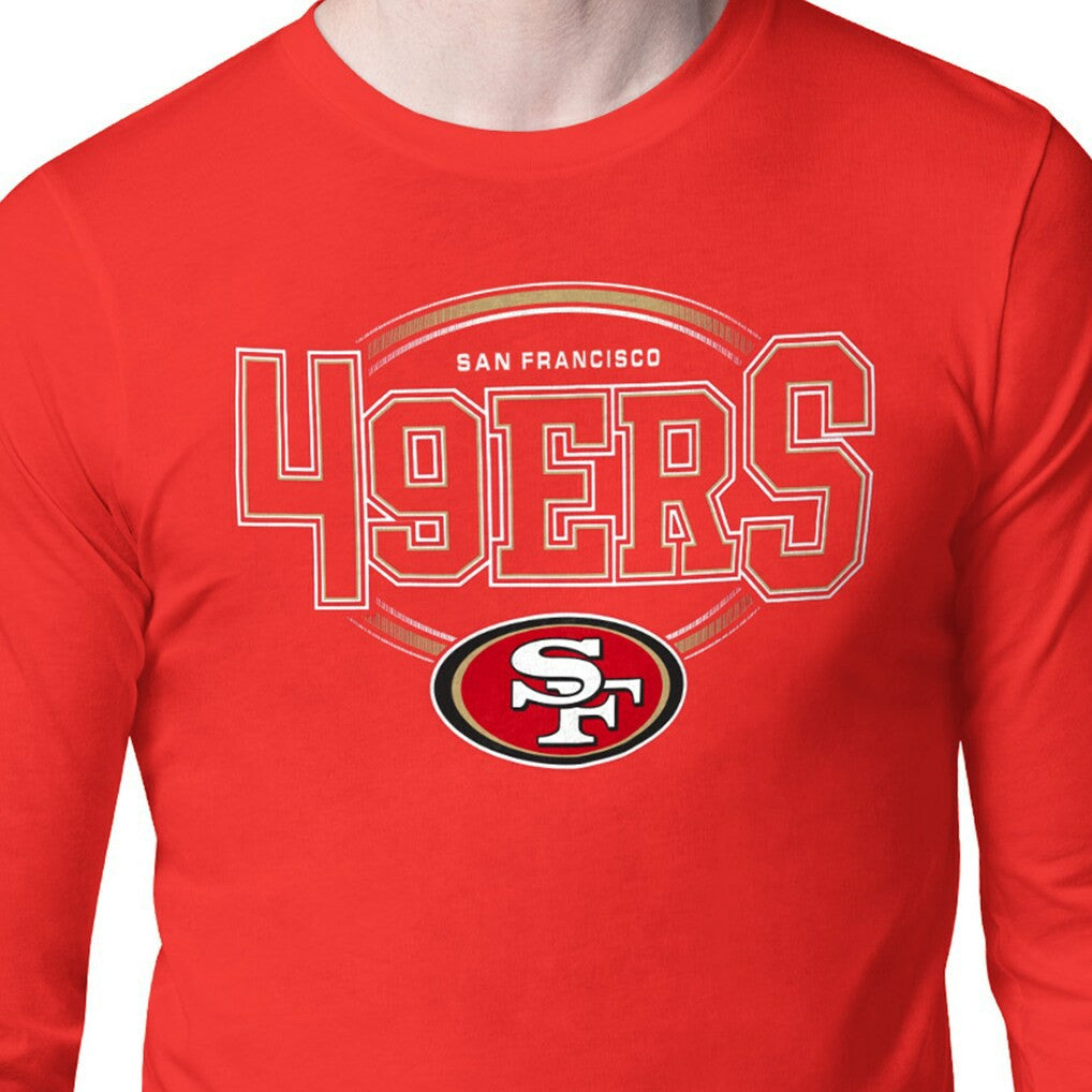 Starter Team Track Graphic Long Sleeve T-Shirt - San Francisco 49ers