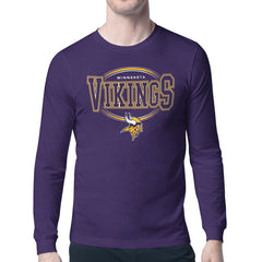 Starter Team Track Graphic Long Sleeve T-Shirt - Minnesota Vikings