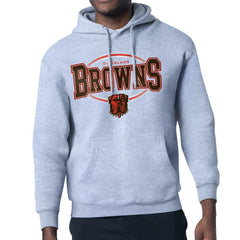Starter Team Track Graphic Pullover Hoodie - Cleveland Browns