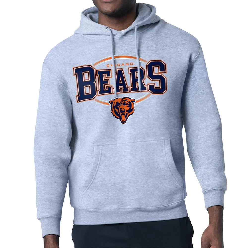 Starter Team Track Graphic Pullover Hoodie - Chicago Bears