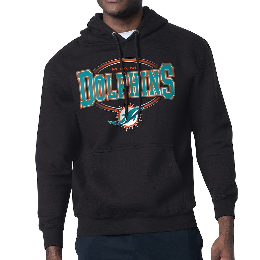 Starter Team Track Graphic Pullover Hoodie - Miami Dolphins