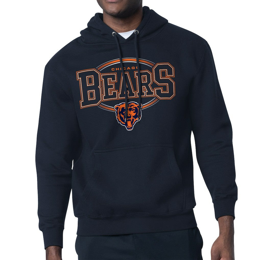 Starter Team Track Graphic Pullover Hoodie - Chicago Bears