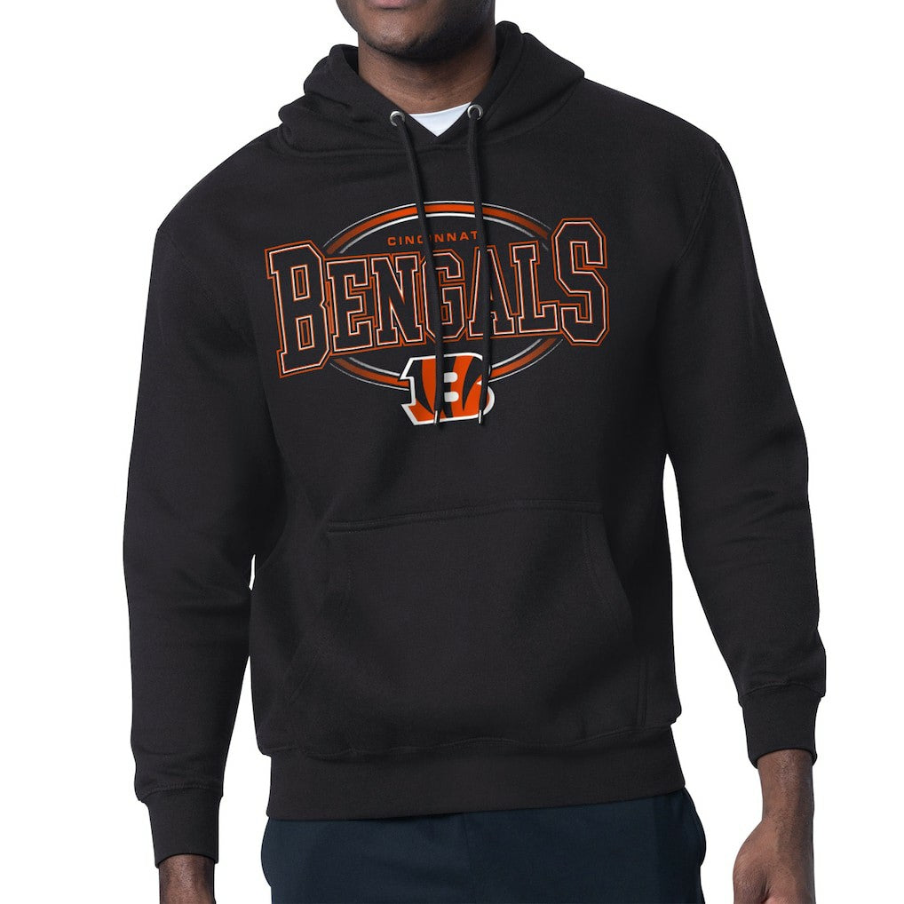 Starter Team Track Graphic Pullover Hoodie - Cincinnati Bengals
