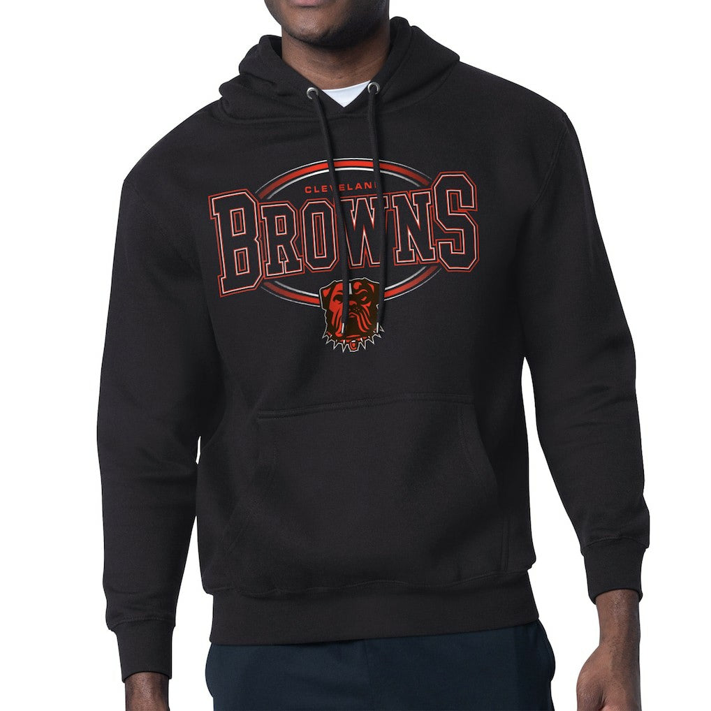 Starter Team Track Graphic Pullover Hoodie - Cleveland Browns