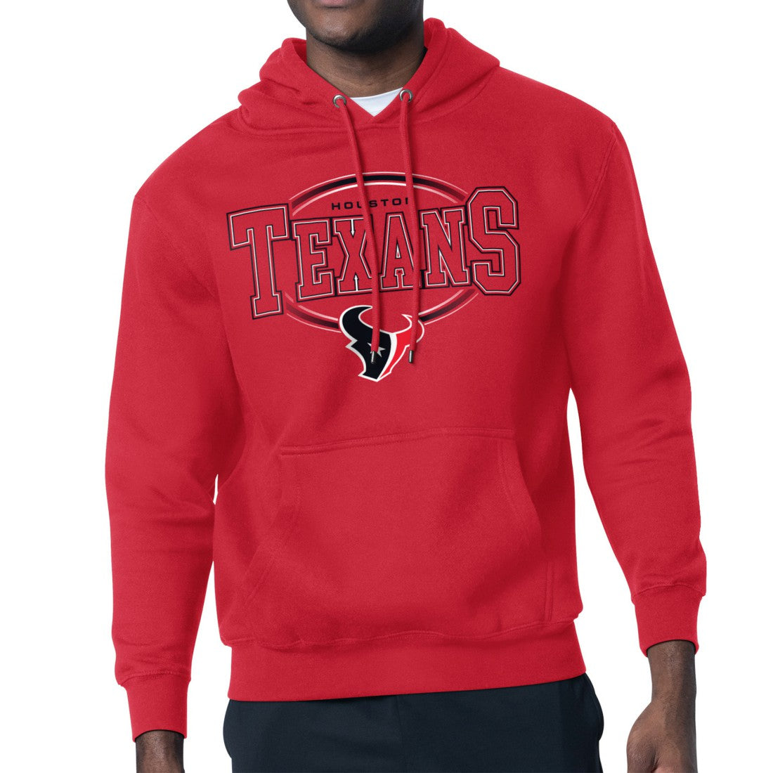 Starter Team Track Graphic Pullover Hoodie - Houston Texans