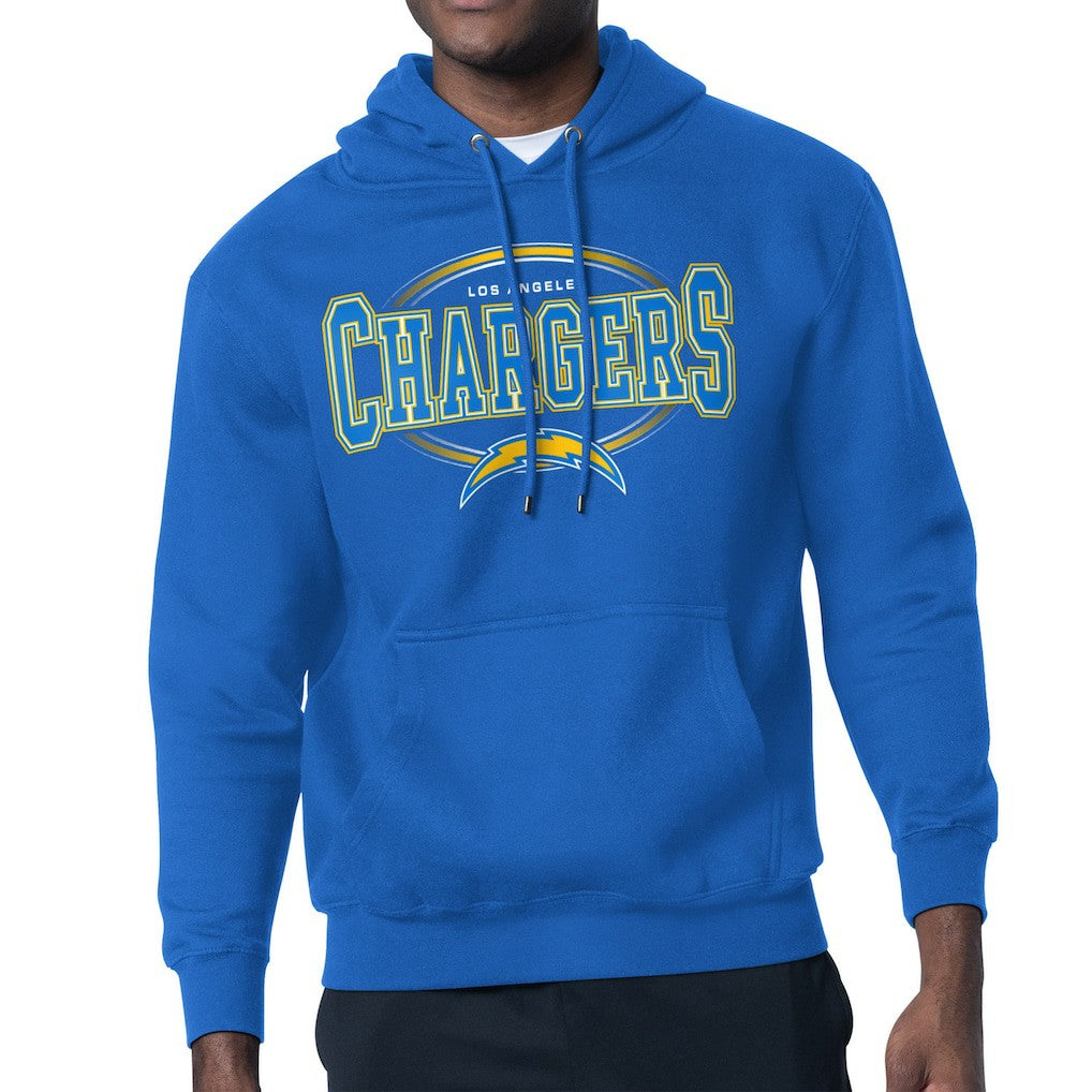 Starter Team Track Graphic Pullover Hoodie - Los Angeles Chargers