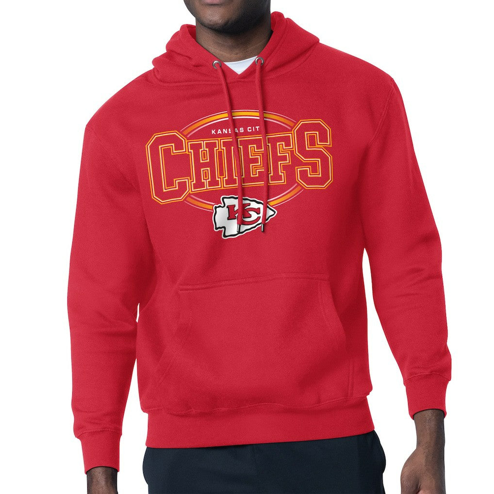Starter Team Track Graphic Pullover Hoodie - Kansas City Chiefs