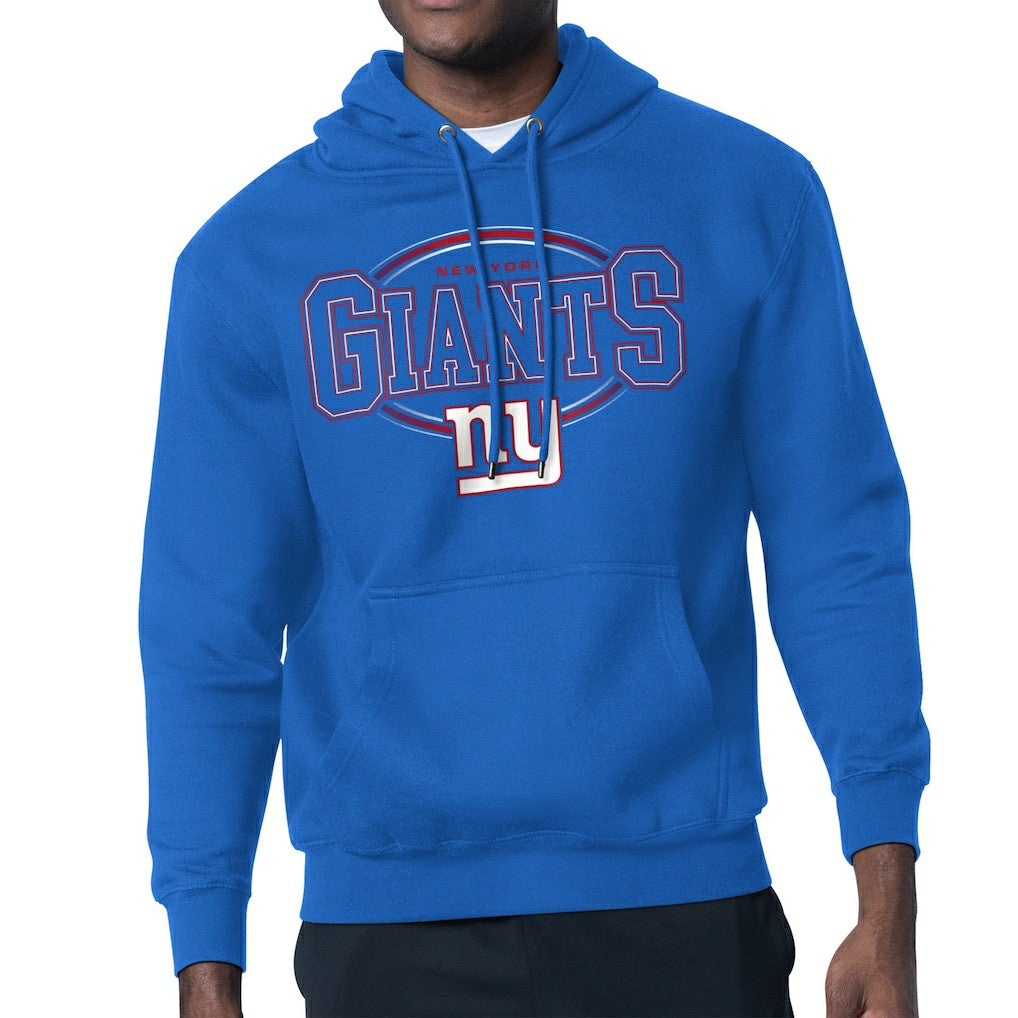 Starter Team Track Graphic Pullover Hoodie - New York Giants