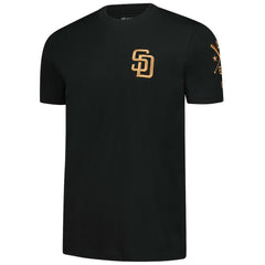 MLB San Diego Padres New Era Bronze Logo with Cross Bats Established T-Shirt
