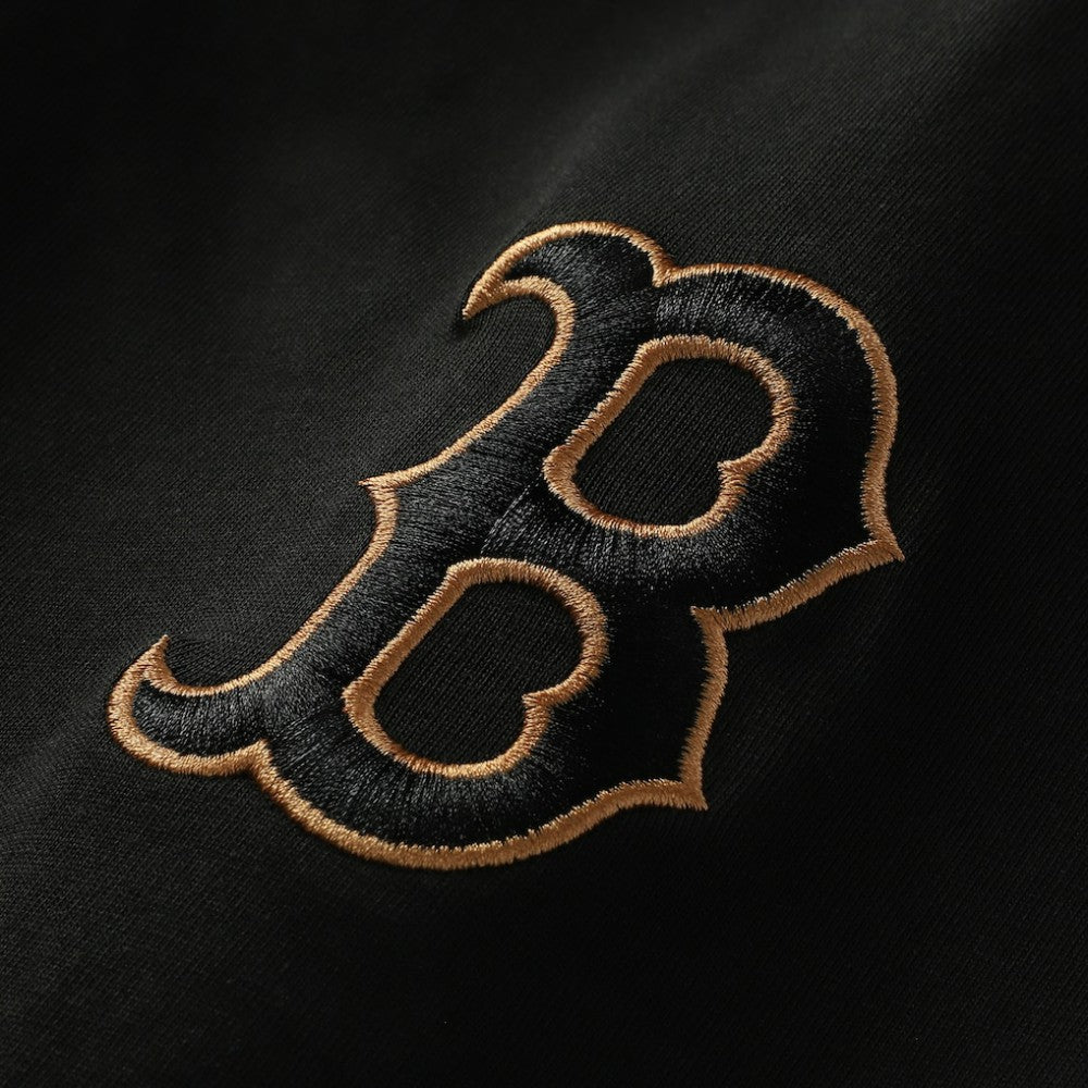MLB Boston Red Sox New Era Bronze Logo with Cross Bats Established T-Shirt