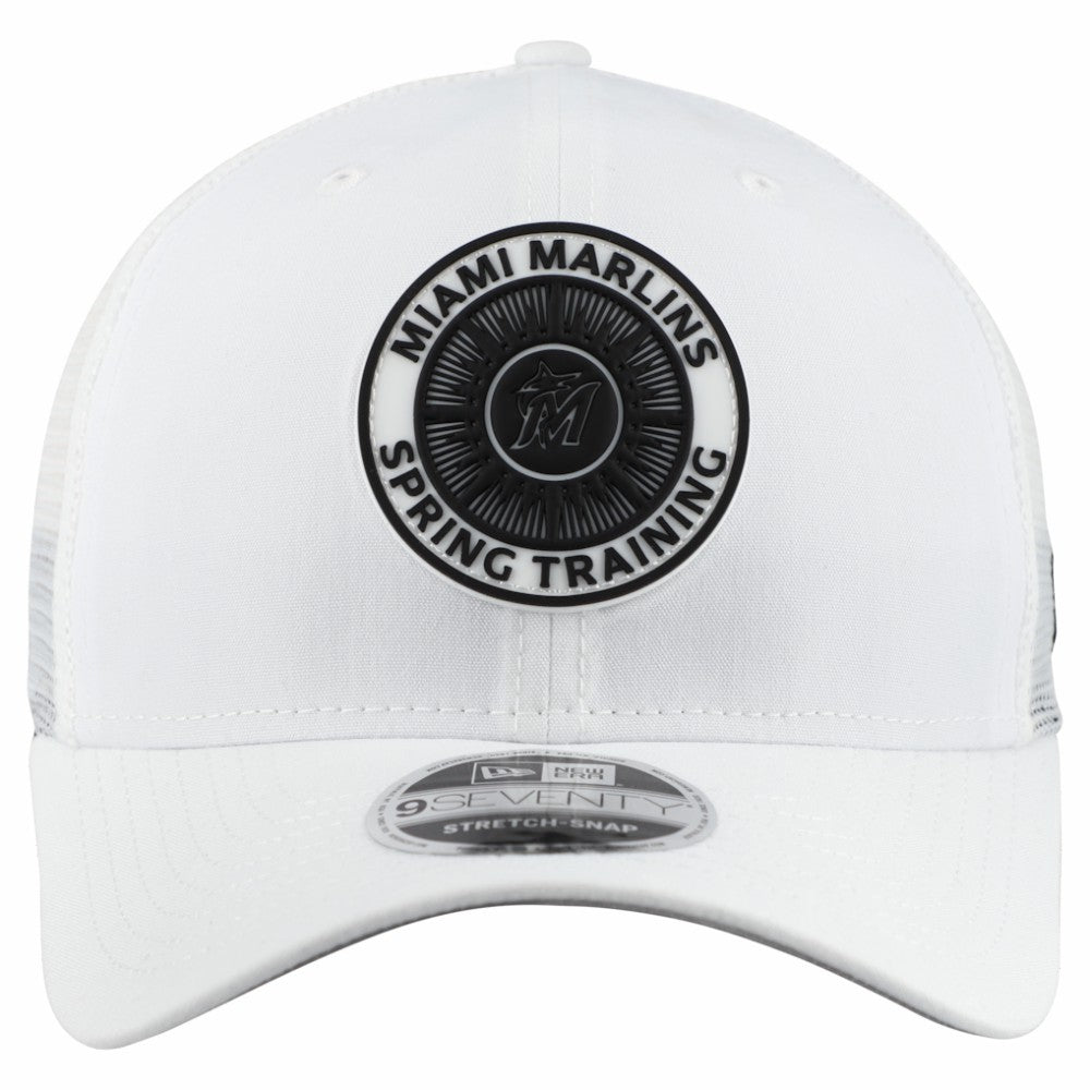 MLB Miami Marlins New Era 2026 Spring Training Fan Pack 9SEVENTY Adjustable Trucker Hat