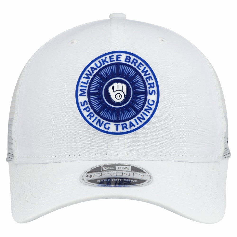 MLB Milwaukee Brewers New Era 2026 Spring Training Fan Pack 9SEVENTY Adjustable Trucker Hat