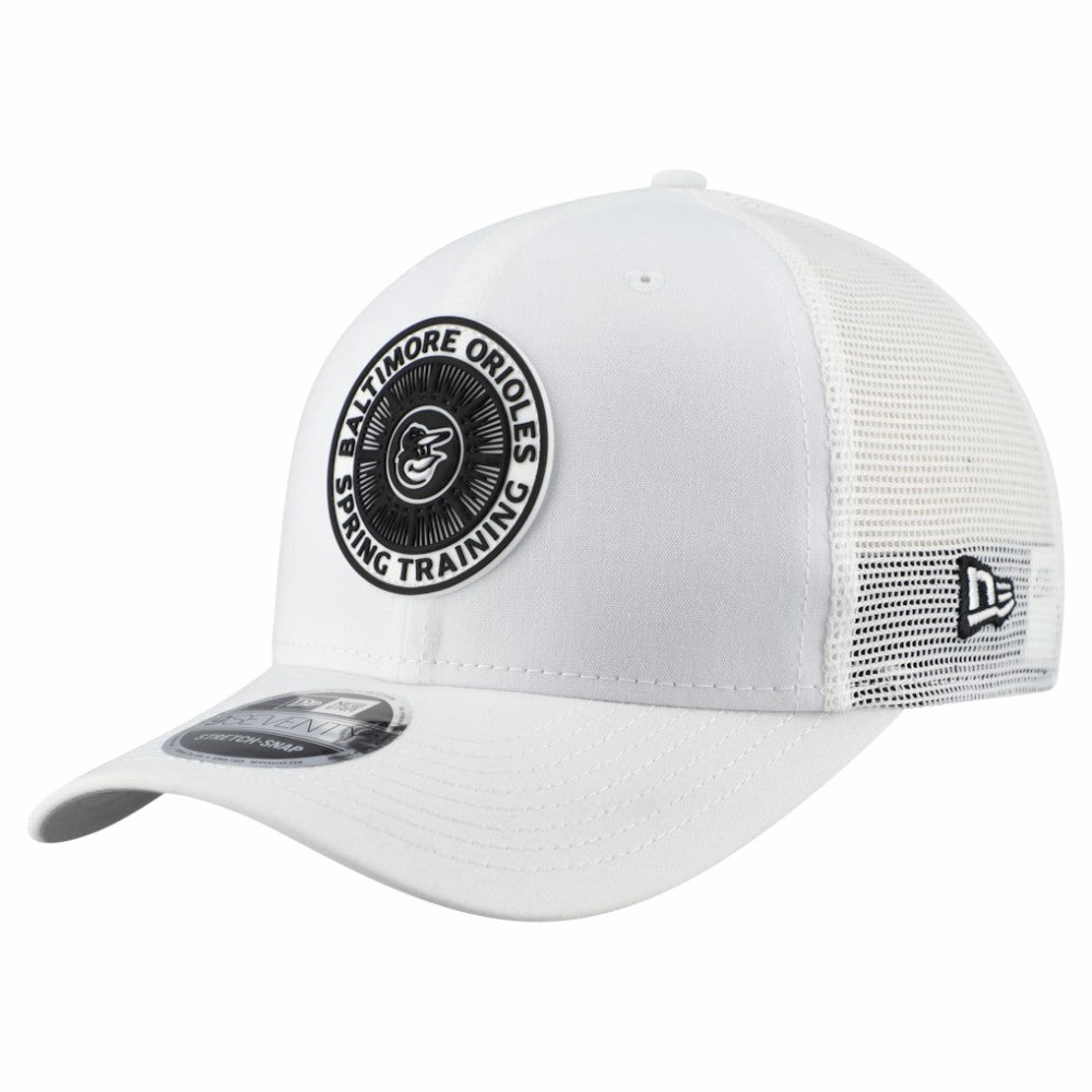 MLB Baltimore Orioles New Era 2026 Spring Training Fan Pack 9SEVENTY Adjustable Trucker Hat