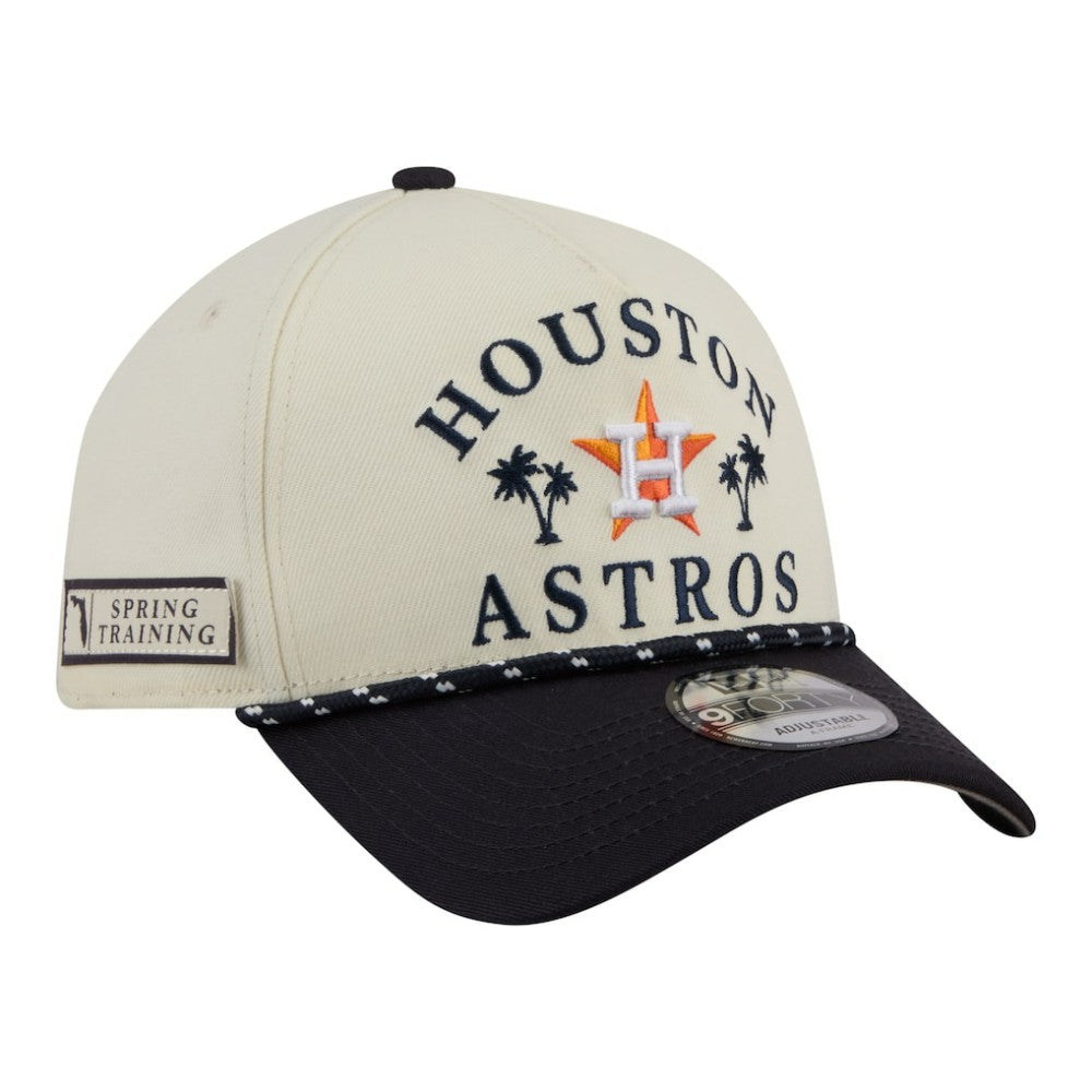 MLB Houston Astros New Era 2026 Spring Training Fan Pack Rope A-Frame 9FORTY Adjustable Hat