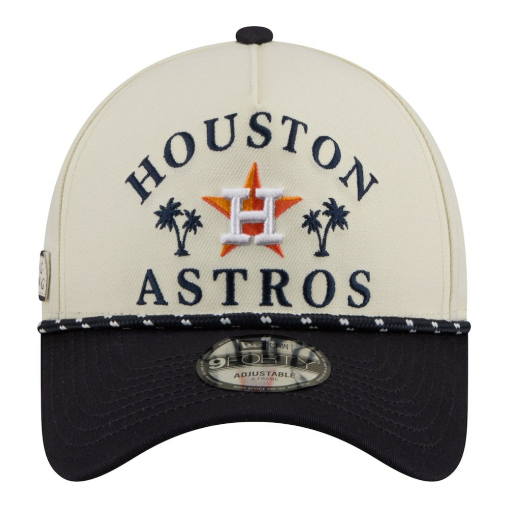 MLB Houston Astros New Era 2026 Spring Training Fan Pack Rope A-Frame 9FORTY Adjustable Hat