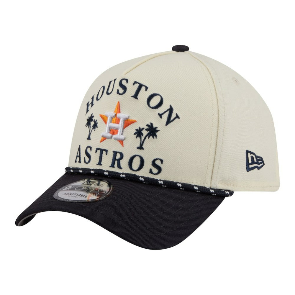 MLB Houston Astros New Era 2026 Spring Training Fan Pack Rope A-Frame 9FORTY Adjustable Hat