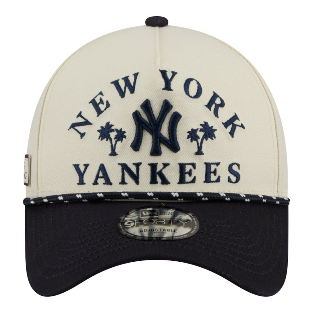 MLB New York Yankees New Era 2026 Spring Training Fan Pack Rope A-Frame 9FORTY Adjustable Hat