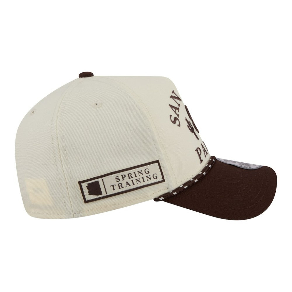 MLB San Diego Padres New Era 2026 Spring Training Fan Pack Rope A-Frame 9FORTY Adjustable Hat