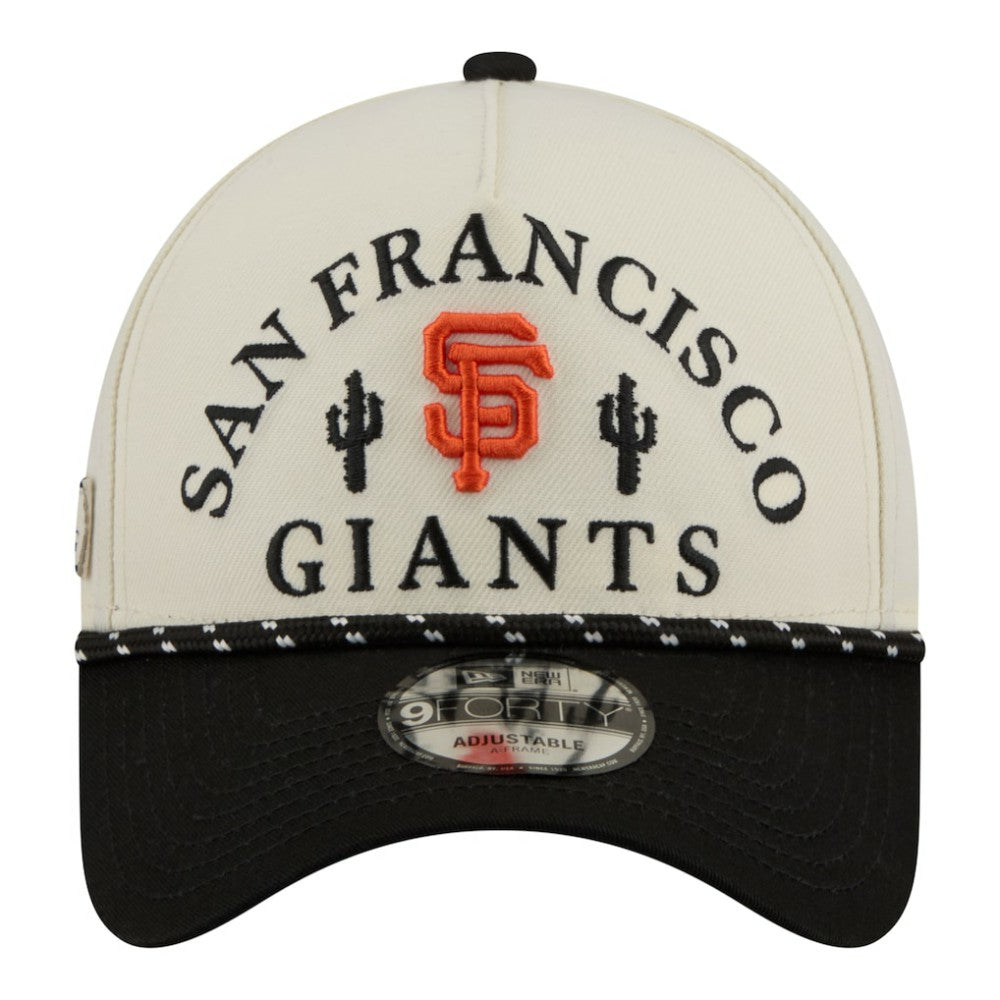 MLB San Francisco Giants New Era 2026 Spring Training Fan Pack Rope A-Frame 9FORTY Adjustable Hat