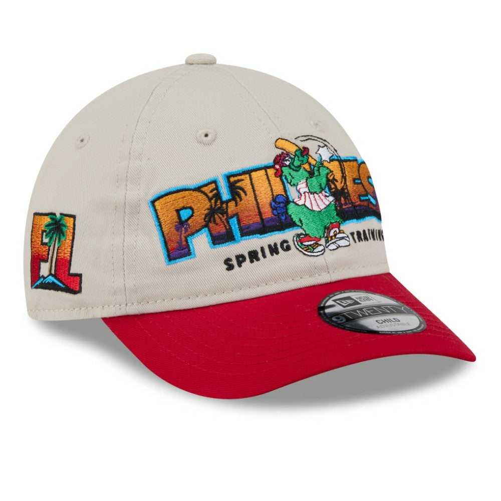 MLB Philadelphia Phillies New Era Youth 2026 Spring Training Fan Pack Batter 9TWENTY Adjustable Hat
