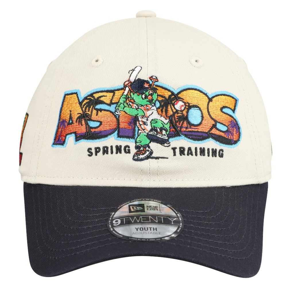 MLB Houston Astros New Era Youth 2026 Spring Training Fan Pack Batter 9TWENTY Adjustable Hat