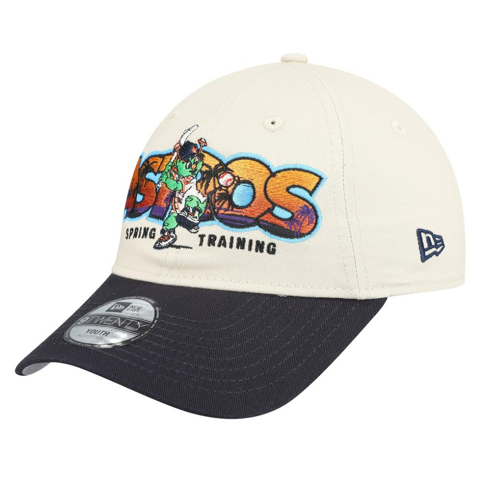 MLB Houston Astros New Era Youth 2026 Spring Training Fan Pack Batter 9TWENTY Adjustable Hat
