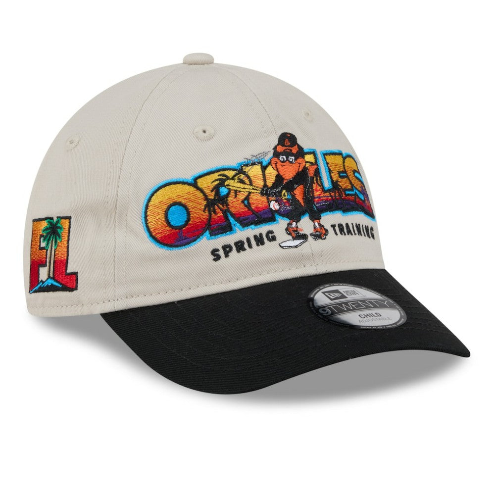 MLB Baltimore Orioles New Era Youth 2026 Spring Training Fan Pack Batter 9TWENTY Adjustable Hat