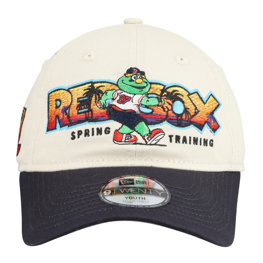 MLB Boston Red Sox New Era Youth 2026 Spring Training Fan Pack Batter 9TWENTY Adjustable Hat