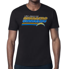 Starter Logo Push Graphic T-Shirt - Los Angeles Chargers