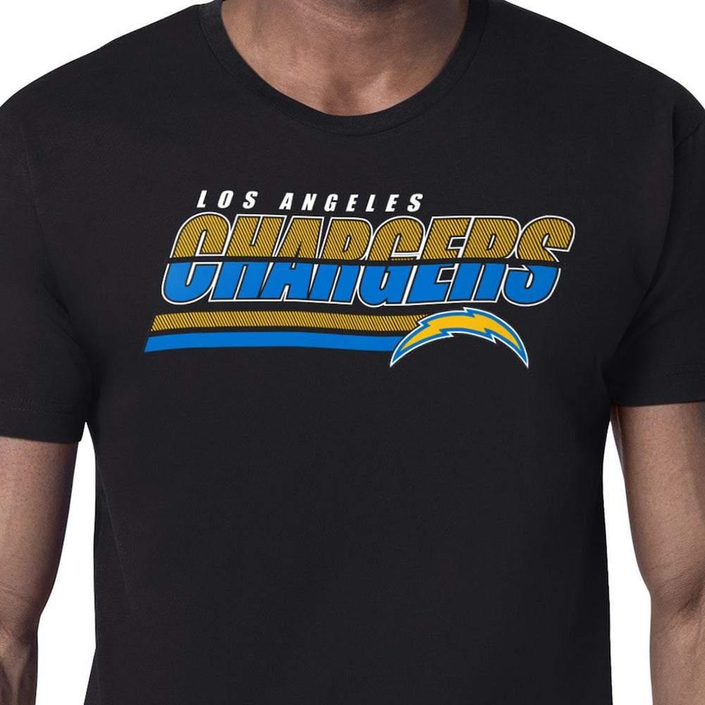 Starter Logo Push Graphic T-Shirt - Los Angeles Chargers