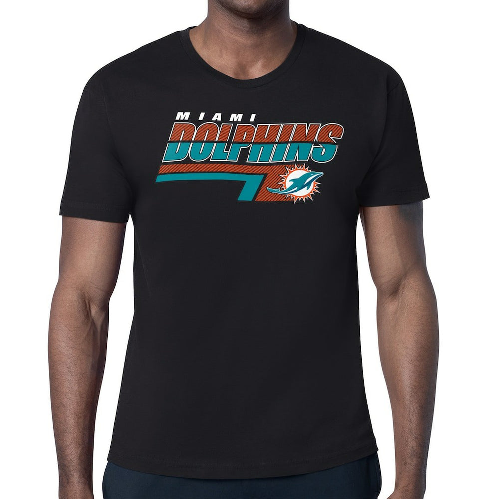 Starter Logo Push Graphic T-Shirt - Miami Dolphins