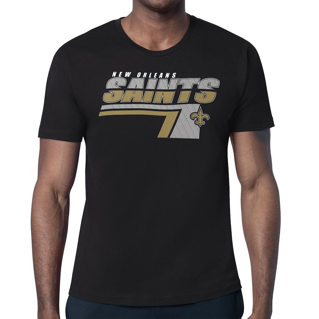 Starter Logo Push Graphic T-Shirt - New Orleans Saints