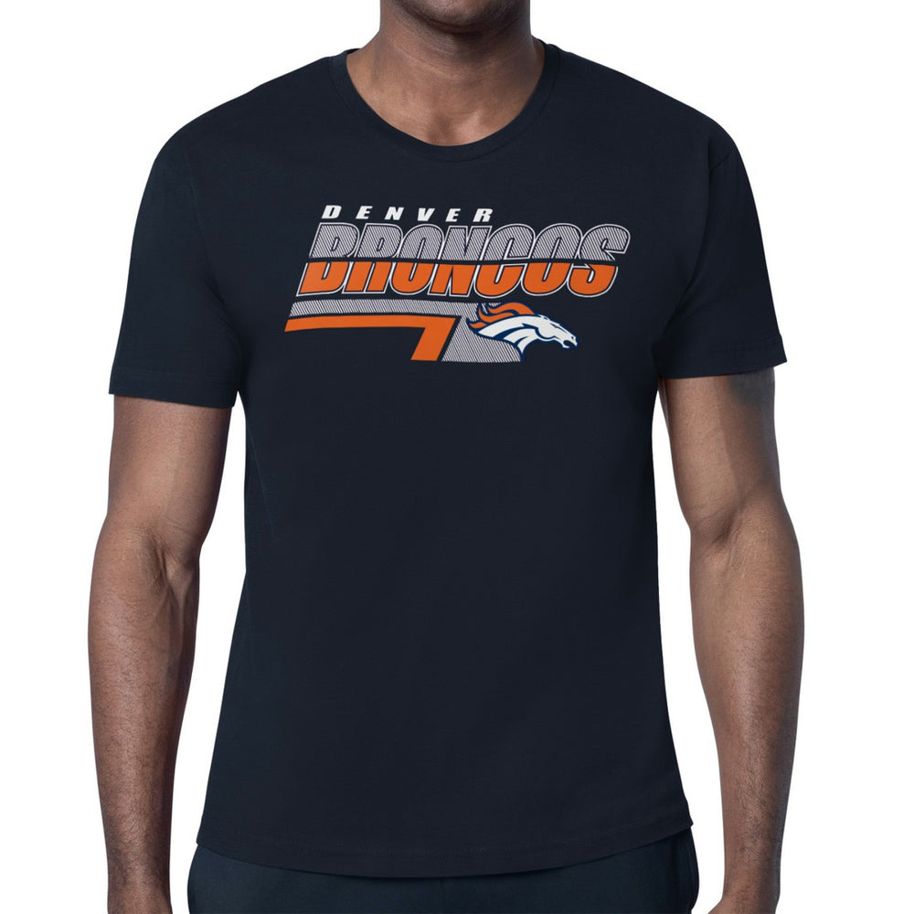 Starter Logo Push Graphic T-Shirt - Denver Broncos