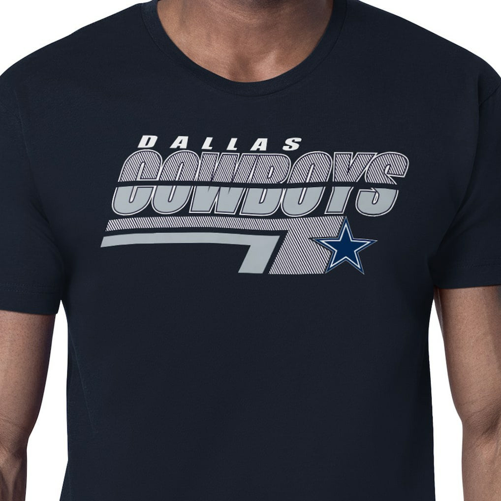 Starter Logo Push Graphic T-Shirt - Dallas Cowboys