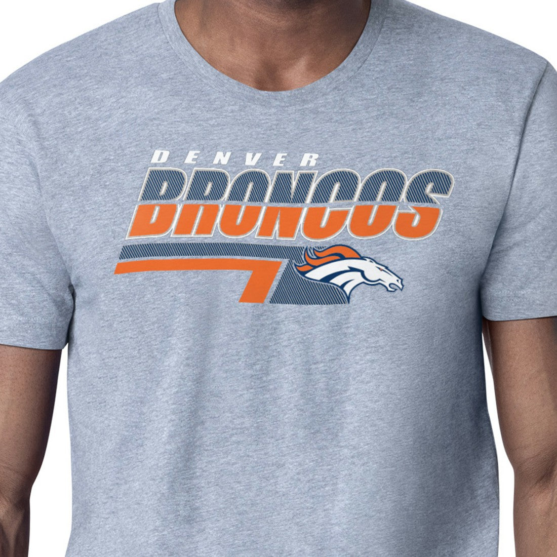 Starter Logo Push Graphic T-Shirt - Denver Broncos