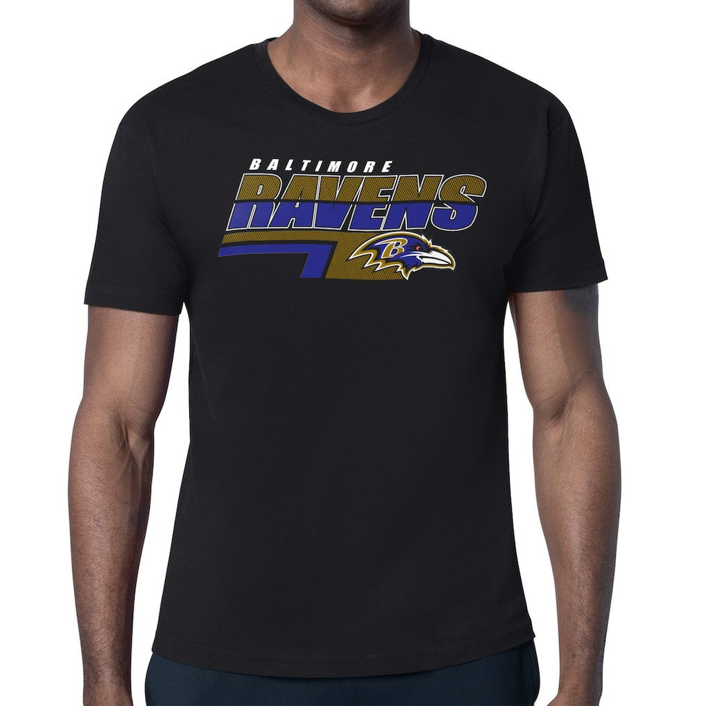 Starter Logo Push Graphic T-Shirt - Baltimore Ravens