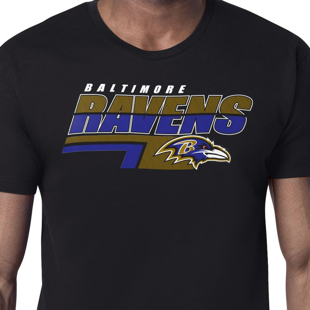 Starter Logo Push Graphic T-Shirt - Baltimore Ravens