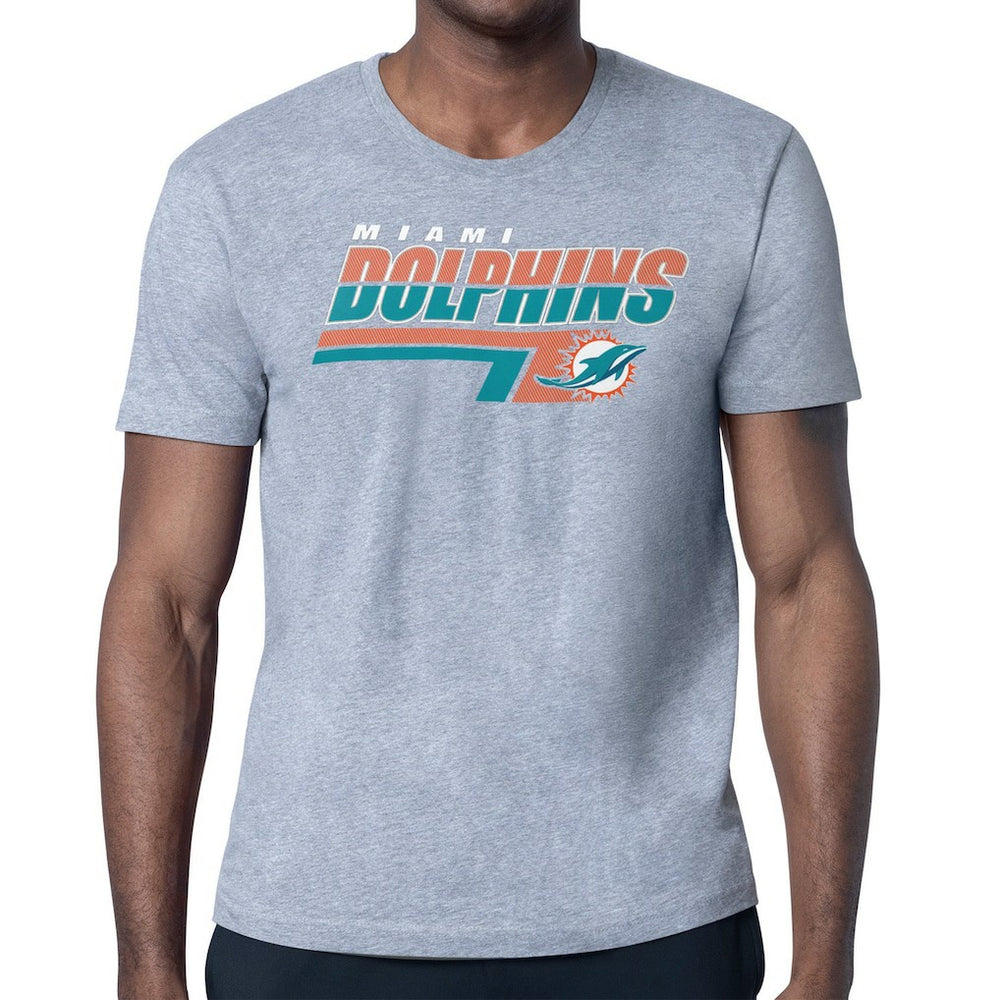 Starter Logo Push Graphic T-Shirt - Miami Dolphins