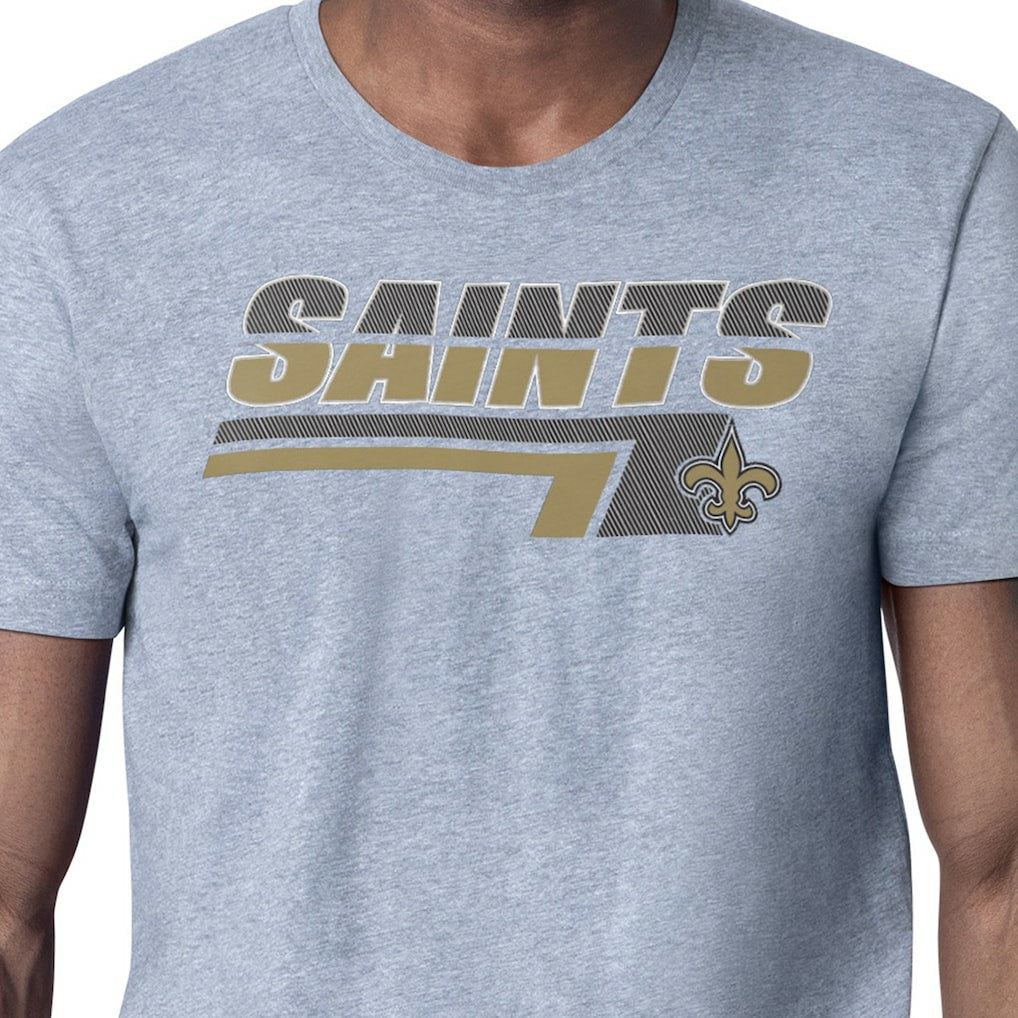 Starter Logo Push Graphic T-Shirt - New Orleans Saints