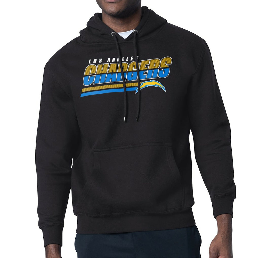 Starter Logo Push Graphic Hoodie - Los Angeles Chargers
