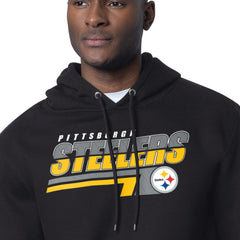 Starter Logo Push Graphic Hoodie - Pittsburgh Steelers